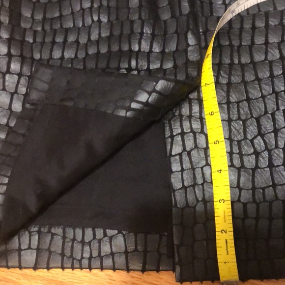 Anne Klein Women's Faux Leather Brooklyn Heights Skirt  Size 4 - Picture 14 of 14